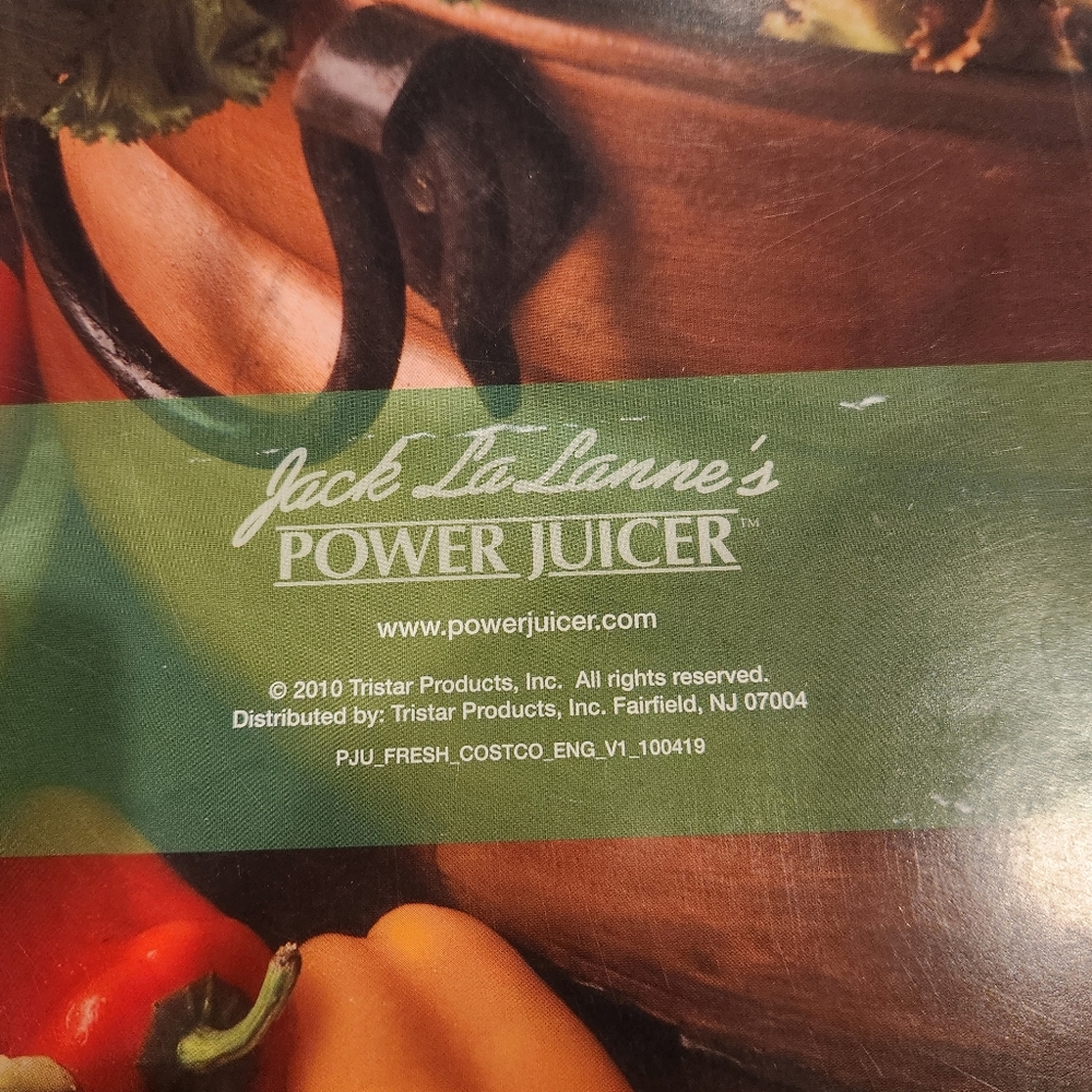 Jack LaLane's Power Juicer Fresh Recipe Collection Book - Picture 3 of 5